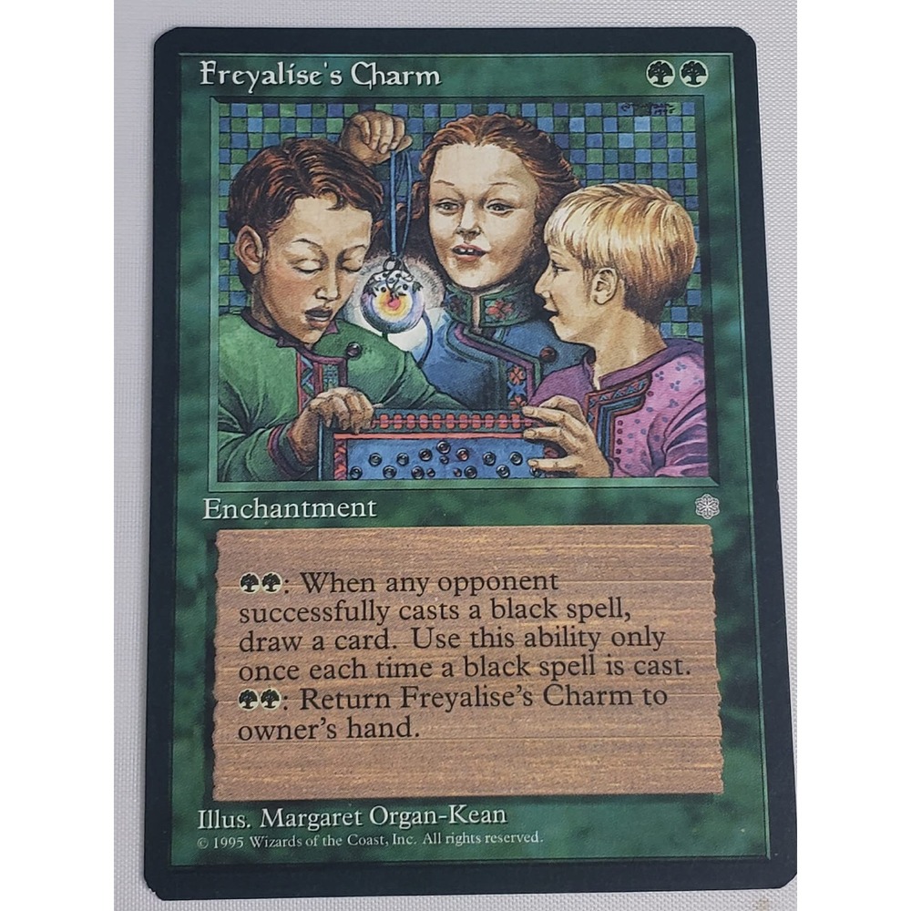 Freyalise's Charm‎ Ice Age 1995 MTG Green Enchantment Old Border